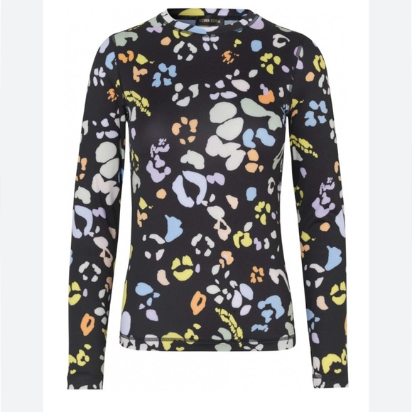 STINE GOYA Black and Blue Long Sleeve Tee - Picture 4 of 12